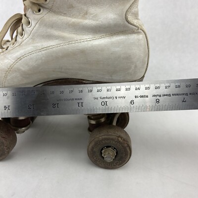 Patins à roulettes vintage et étui, patins Hyde Betty Lytle