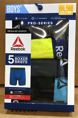 Reebok Performance Pro-Series 5 Pack Boys Boxer Breifs Z23