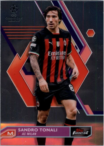 2022-23 Topps Finest UEFA Club Competitions Sandro Tonali #97