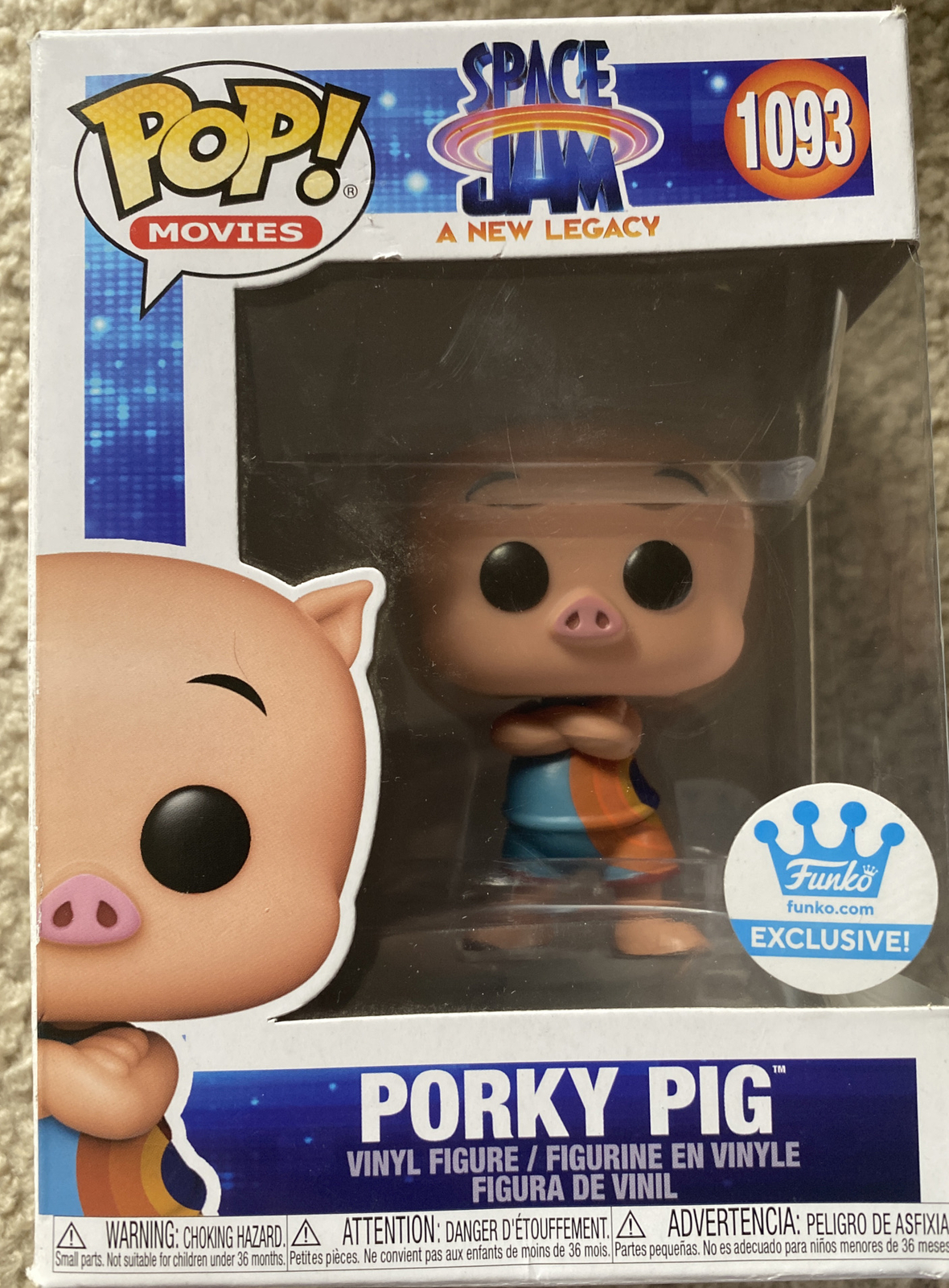 Funko Pop! Vinyl Space Jam Porky Pig Funko  (FW) (Exclusive