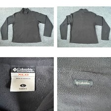 Columbia Sweater Men s Large Black Quarter Zip Pullover Mock Neck