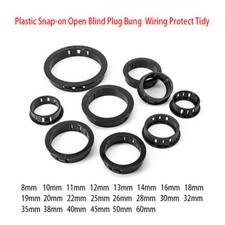 Wiring Grommets Plastic Snap-on Open Blind Plug Bung Cable Wiring Protect Tidy
