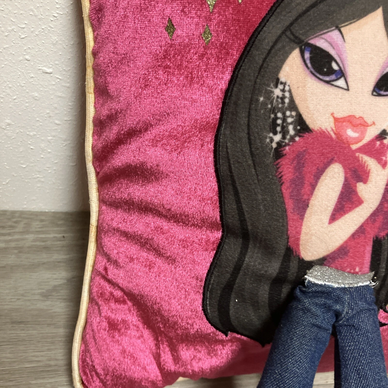  3d cushion plush throw decor 