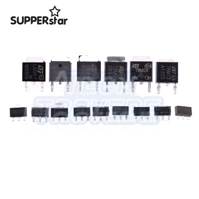 Voltage Regulator 78L05 AMS1117-3.3/5.0/1.8/2.5/1.5/ADJ 78M05-78M12 LM317M ASS