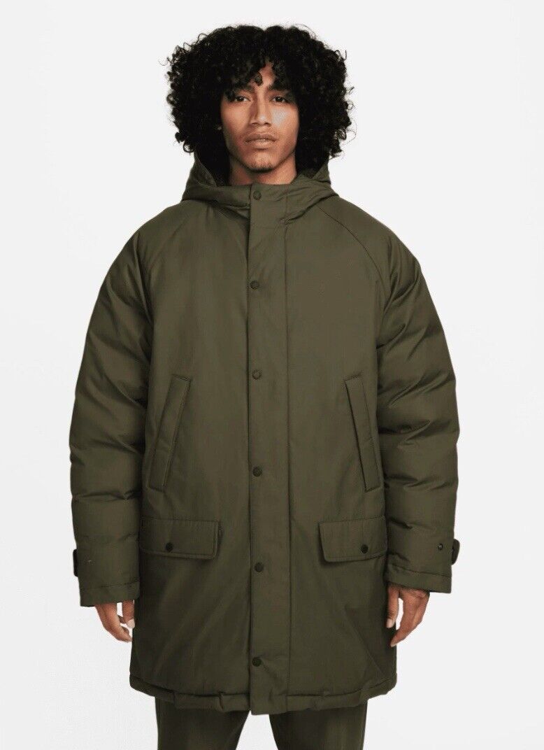 $350 Men's Size XL Nike Life Insulated Parka Green Green $350 Men's Size XL Nike Life Insulated Parka Green Green