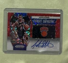 JOHN STARKS 2023-24 Panini Prizm Fast Break Red Auto #’d 79/99 NY Knicks #FB-JSY