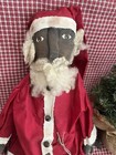 Primitive SANTA Folk Art GRUNGY Hand Made Hand Painted Christmas Doll 22" t USA — photo 5