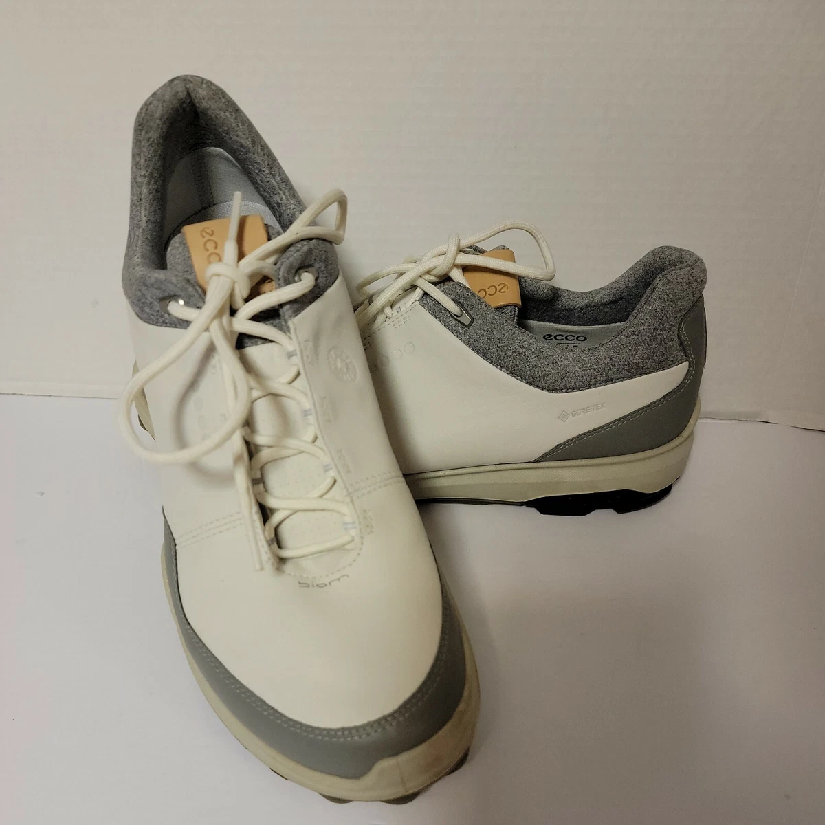 Men's Ecco Biom Hybrid Goretex Golf Shoes Sz 43 W