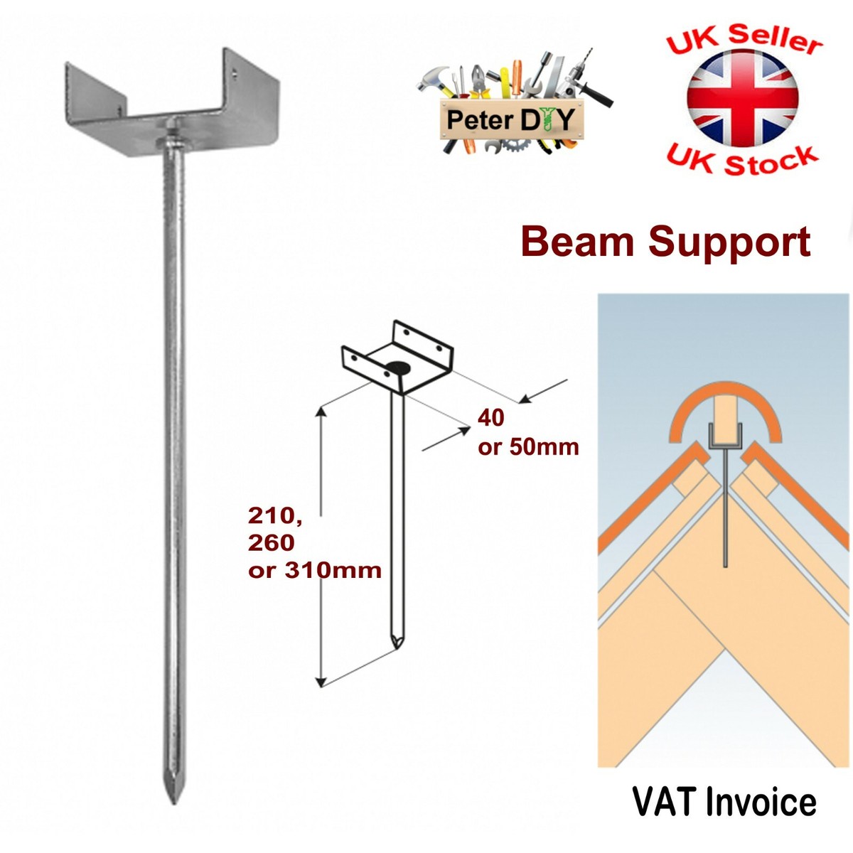 Bracket Batten Ridge Beam Batten Support Bracket Get Galvanized 38mm - Wovar Parotec ...