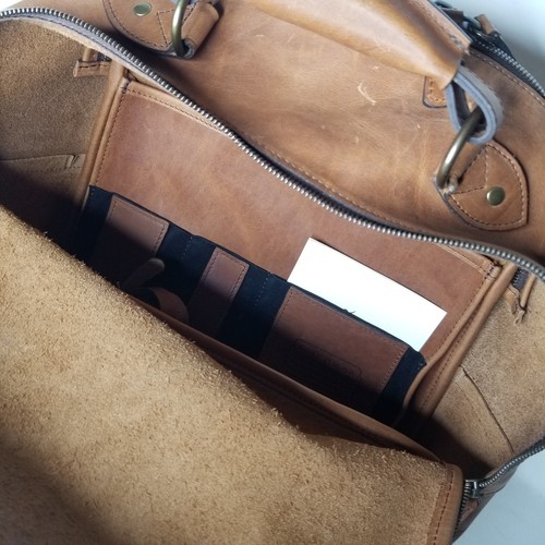KORCHMAR - Lewis - Luxus klassischer Lederrucksack - braun - Bild 12 von 15