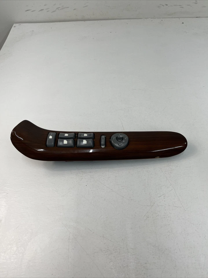 99-00 Cadillac Escalade Yukon Driver Master Window Switch OEM Woodgrain - Image 3 of 4