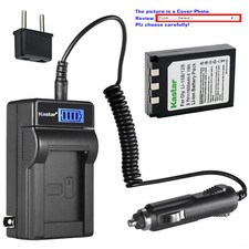 Kastar Battery LCD AC Charger for Olympus Li-10B Li-12B Li10C Stylus 600 Digital
