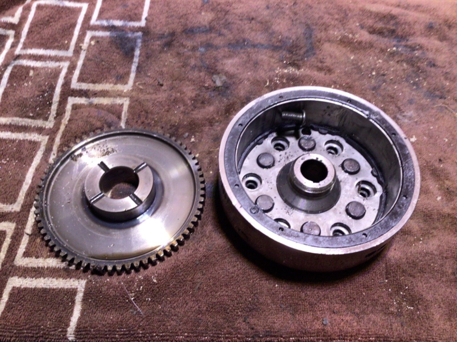 1999 yamaha yfm350 warrior 350 , flywheel starter clutch one way bearing eBay