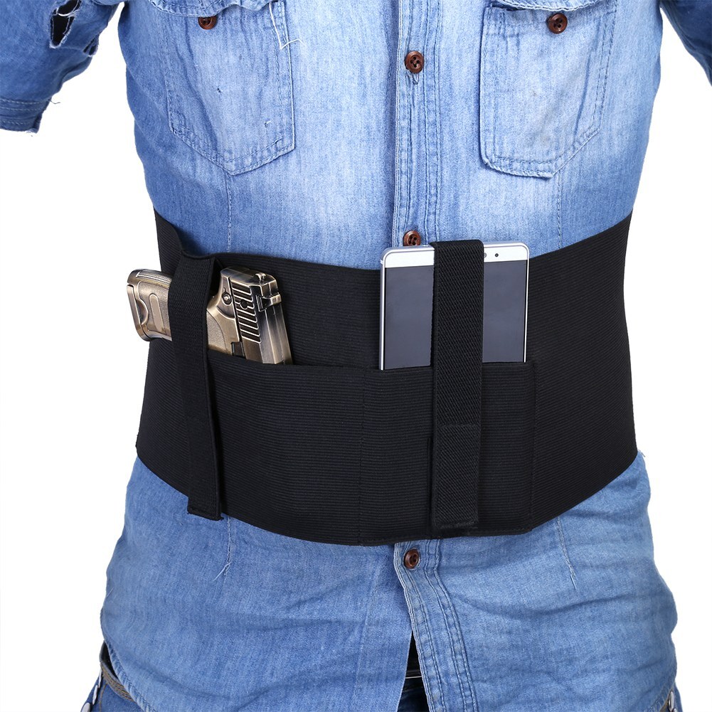 Tactical Belly Gun Holster Gürtel Verdeckter Carry Gun Holder Phone Bag Taillen