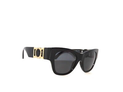 Versace 4415 GB1/87 Black Grey Gold Sunglasses VE4415U | eBay display picture 3