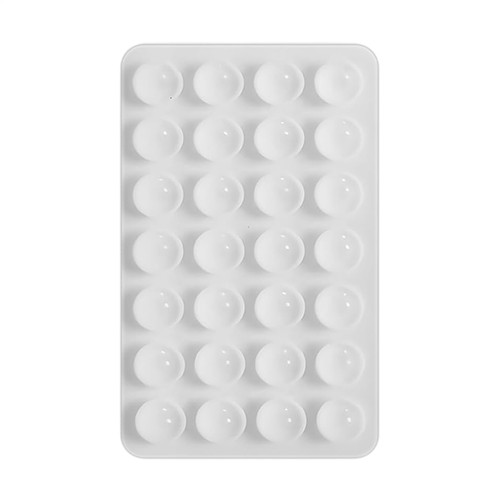 Suction Cup Phone Case Mount Double-Sided Silicone Sticky Phone Stand Holder - Photo 15 sur 15