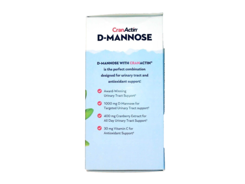 SOLARAY CRANACTIN D-MANNOSE 1000mg URINARY TRACT HEALTH 120 VEGCAPS EXP.12/2025 - Picture 4 of 4