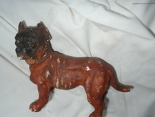 34737 Porcelanowe bokserki stare malowane model wzór 14cm