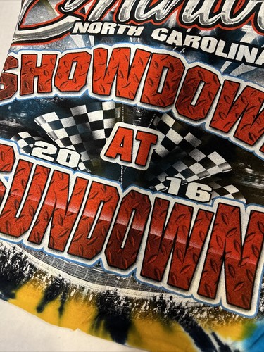 2 XL Charlotte Carolina Thunder Racing Tye-Dye Racing T-Shirt 2016 - Picture 6 of 6