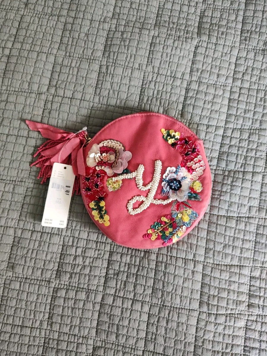 Anthropologie x Anna Harlow Russo Beaded Pouch/Purse