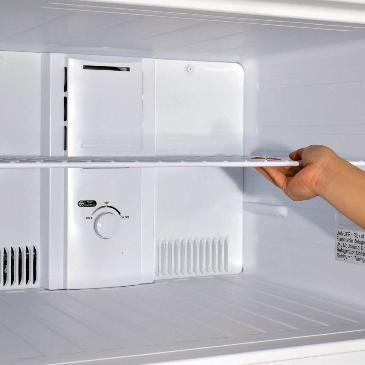 Stainless Steel 18 cu. ft. Top Freezer Fridge with FlexZone | Samsung US