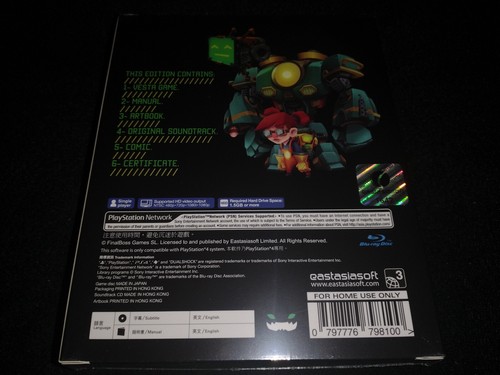 VESTA Limited Edition Playasia Sony Playstation 4 PS4 NEW SEALED+sticker! - Picture 2 of 4