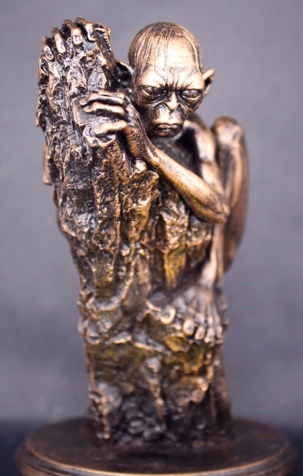 Figura de Acción El Señor de los Anillos Gollum Color Cobre Estatua Adornos Regalos Foto 2 de 4