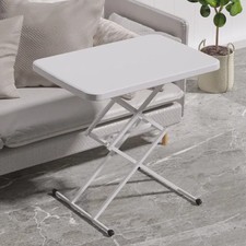 FOLDING TABLE STURDY PORTABLE TRAVELLING MATE LAPTOP TRAY BED SOFA DINNER DESK