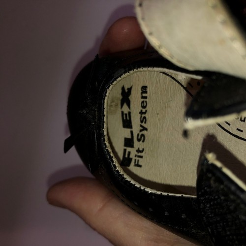 Pediped Bebé Niñas EE. UU. 5 UE 20 Negro Sistema Flex Ajuste Mary Jane Tacón Cojín Zapatos - Imagen 9 de 10