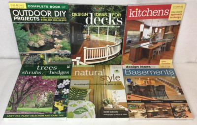 Lot of 6 Creative Homeowner Design Ideas Books - Kitchens Outdoor Basements Tree