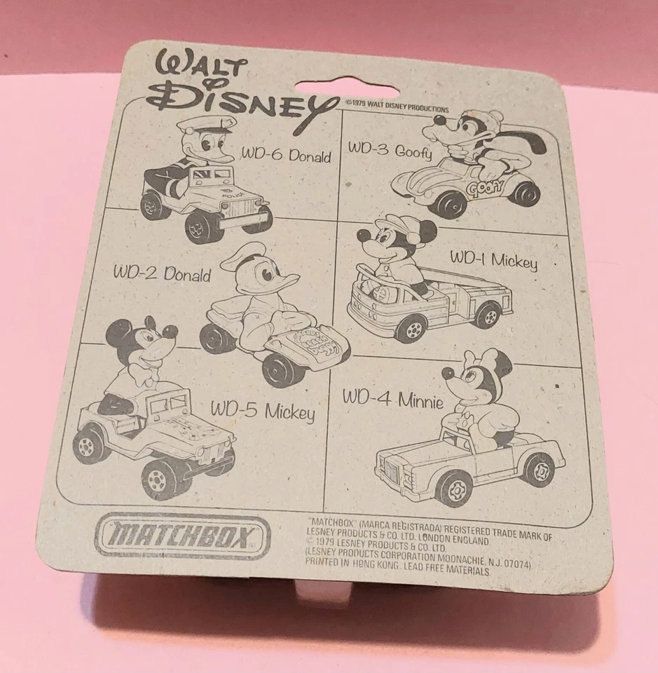 Matchbox Disney Goofy in VW Beetle  Rare Flying ears not attached variation 1979 - Image 3 of 3