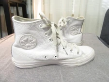 Size 3.5 - Converse Chuck Taylor All Star High White Monochrome