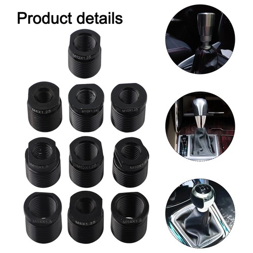 Effortless Installation 10Pcs Gear Shift Knob Adapter Kit for Vehicles - Picture 3 of 12