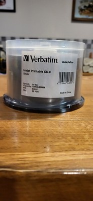 Verbatim DataLifePlus CD-R 50 pack spindle 94892 1x-52x silver NEW