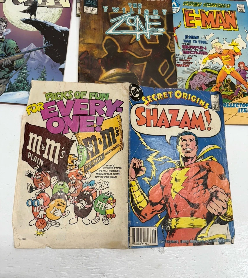 Lote de cómics mixtos de colección DC Marvel - Kin Batman Superman E-Man Edad de Bronce/Cobre Foto 3 de 4