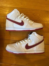 Men's Size 11 Nike SB Dunk High Sail Bright Crimson Ivory New Phillies Blunt