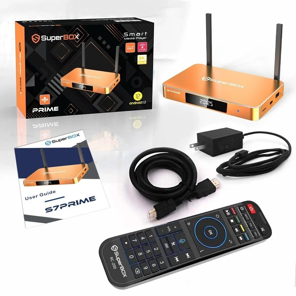 Superbox S7 Prime Limited Edition + Keyboard, Fast Shipping, Authorized Seller