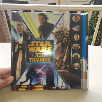 NEW Star Wars Jedi Training Lightsaber Star Wars Saga 12x12 Lights & Sound Book