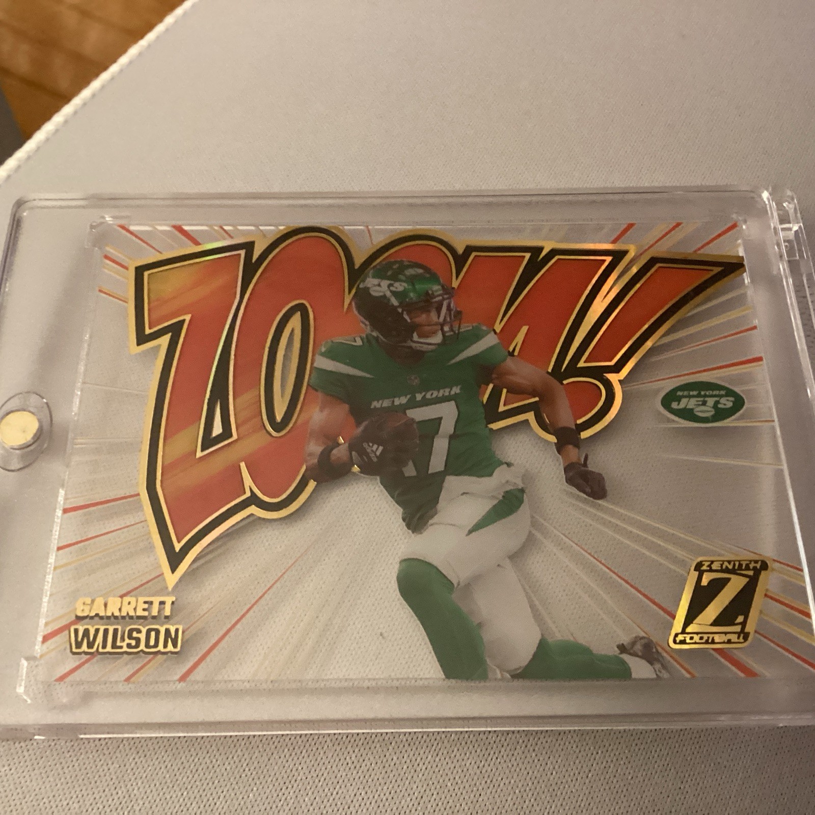 Garrett Wilson 2023 Panini Zenith Zoom! #32 SSP Case Hit New York Jets