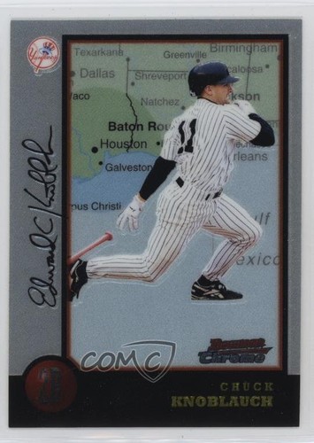 Chuck Knoblauch #281 1998 Bowman Chrome International card