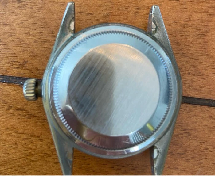 ROLEX Wrist Watch No Band- DATE/CALENDAR-DIAMONDS-non-working-Parts - Image 3 of 4