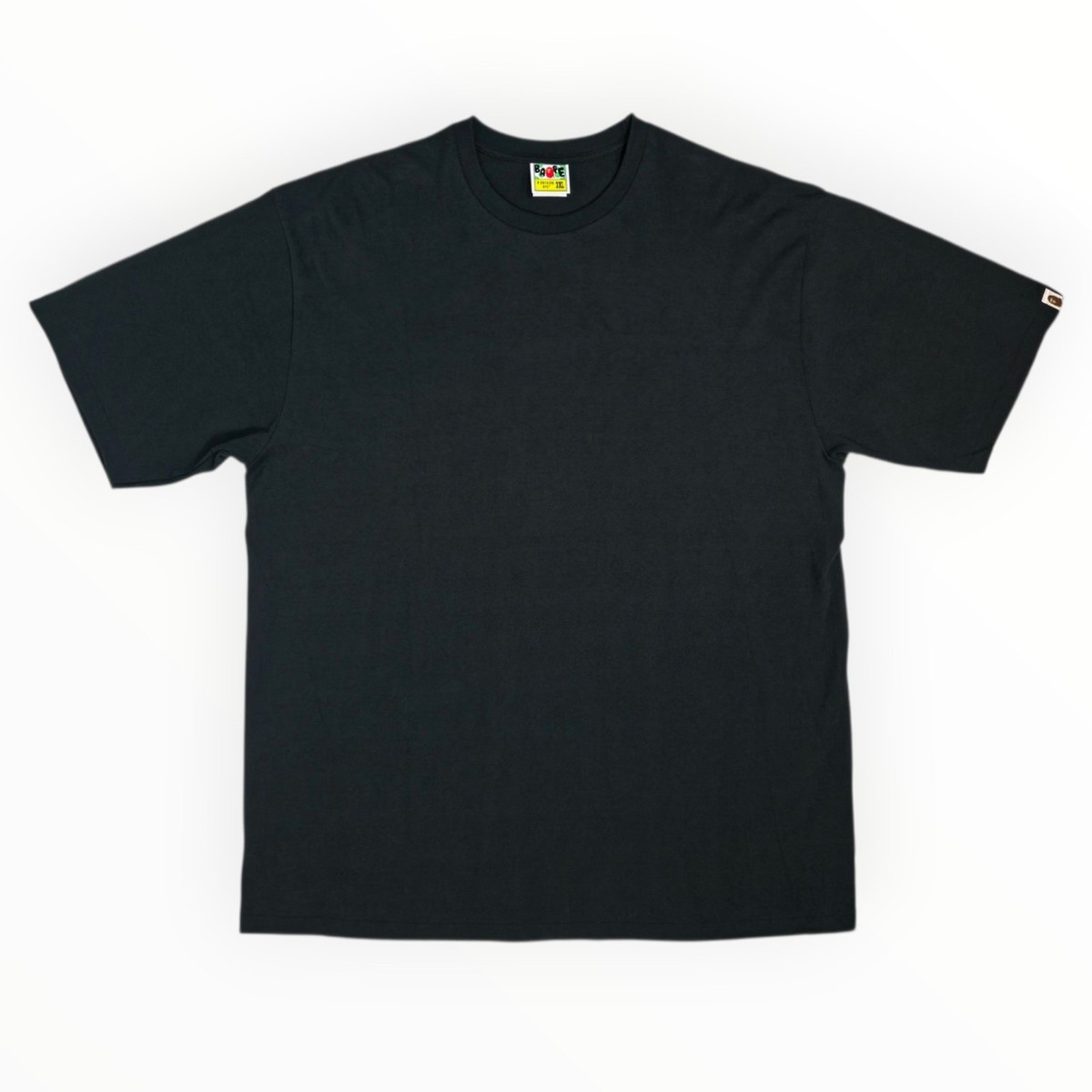 BAPE A Bathing Ape Men's 3XL Solid Black Blank T-Shirt Employee
