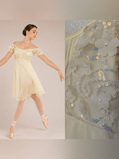 Revolution Dance Costume ivory sequin lyrical ballet INTERLUDE RC23930 LC child