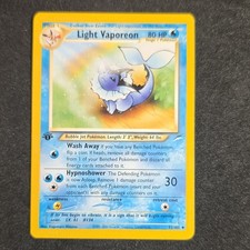 Light Vaporeon [1st Edition] #52 Prices | Pokemon Neo Destiny | Pokemon  Cards