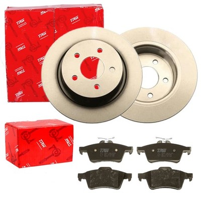 TRW BREMSSCHEIBEN+BELÄGE HINTEN passend für FORD KUGA TRANSIT TOURNEO CONNECT