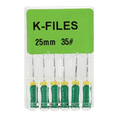 60pcs Dental Endo Root Canal File K-FILES Stainless Steel Hand K Files #15-40 - 第 32/46 張圖片