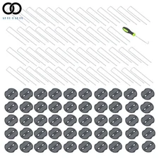 50 Pack Landscape Staples With Gasket Washer Caps 6 Inch Vapor Barrier Stakes