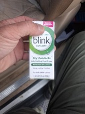 NEW Blink Contacts Lubricating Eye Drops - 0.34 fl oz EXP 12/26
