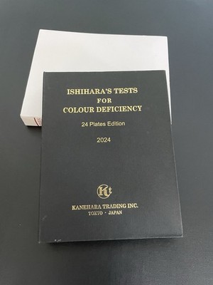 Ishihara Test Chart Books for Color Deficiency 38 Plates with User Manual and...