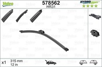 Valeo Wischblatt Hinten U.A. FüR Audi, Bmw, Land Rover, MERCEDES-BENZ, Seat